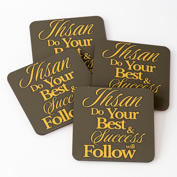 Item preview, Do Your Best & Success Will Follow (V.2) – Motivational Typography Quote designed and sold by D-Islamic.