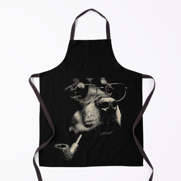 Item preview, Sophisticated Rottweiler Dog with Pipe and Glasses designed and sold by k3rstman1.