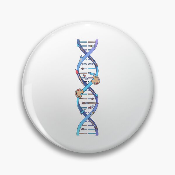 Item preview, Artistic DNA Helix with Paint Brushes designed and sold by Kvarny.