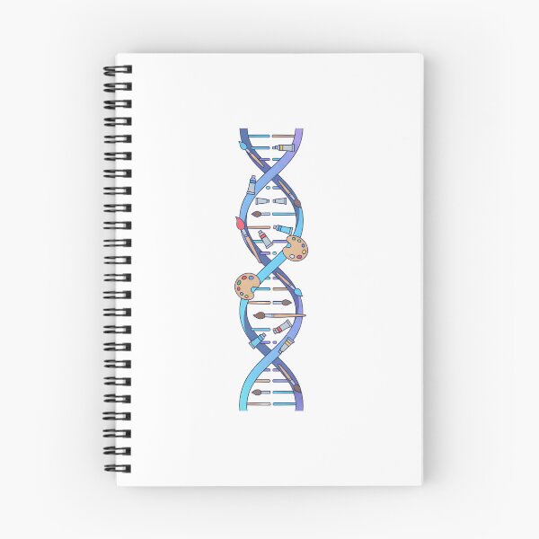 Item preview, Artistic DNA Helix with Paint Brushes designed and sold by Kvarny.