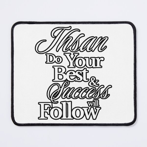 Item preview, Do Your Best & Success Will Follow (V.1) – Motivational Typography Quote designed and sold by D-Islamic.