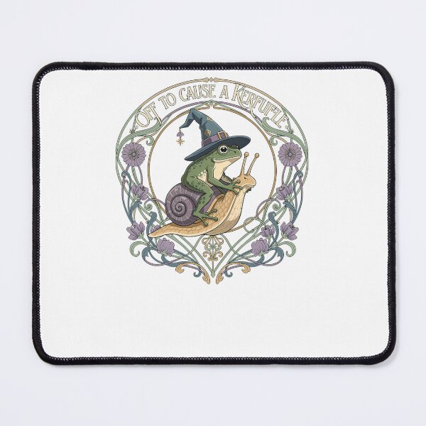 Item preview, Off To Cause A Kerfuffle Witchy Frog designed and sold by krystalRomanart.