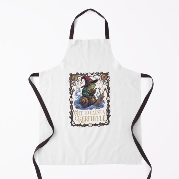 Item preview, Off To Cause A Kerfuffle Witchy Frog Wizard Snail designed and sold by krystalRomanart.