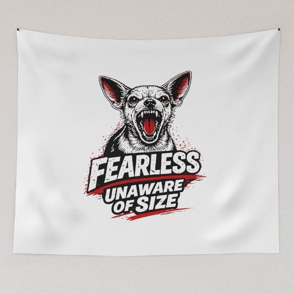 Item preview, Chihuahua - Fearless Unaware of Size designed and sold by PodWish.