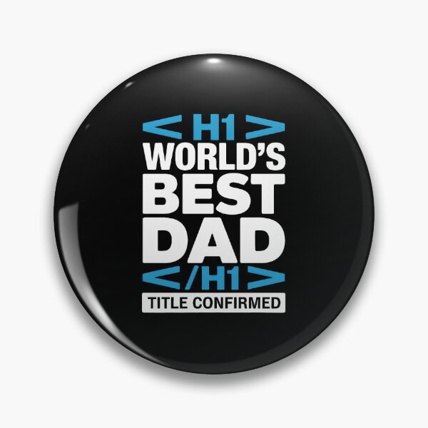 Item preview, Worlds Best Dad H1 Title Confirmed HTML Coder designed and sold by MagicWander.