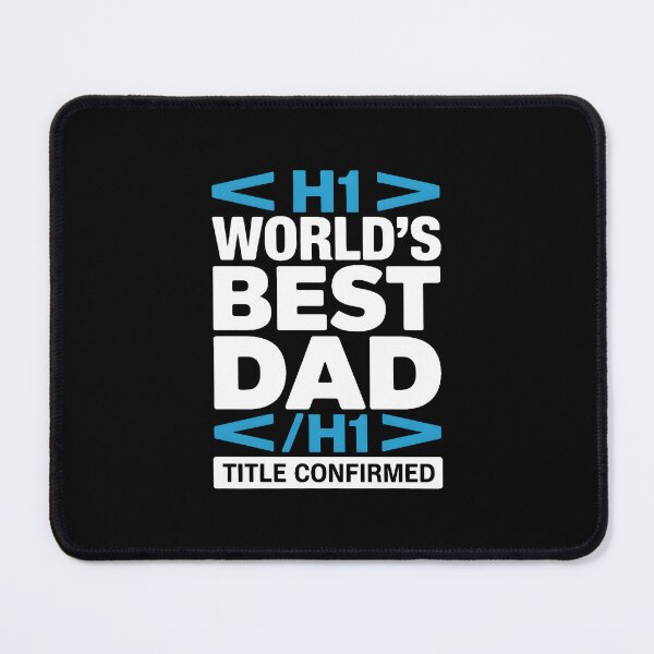 Item preview, Worlds Best Dad H1 Title Confirmed HTML Coder designed and sold by MagicWander.