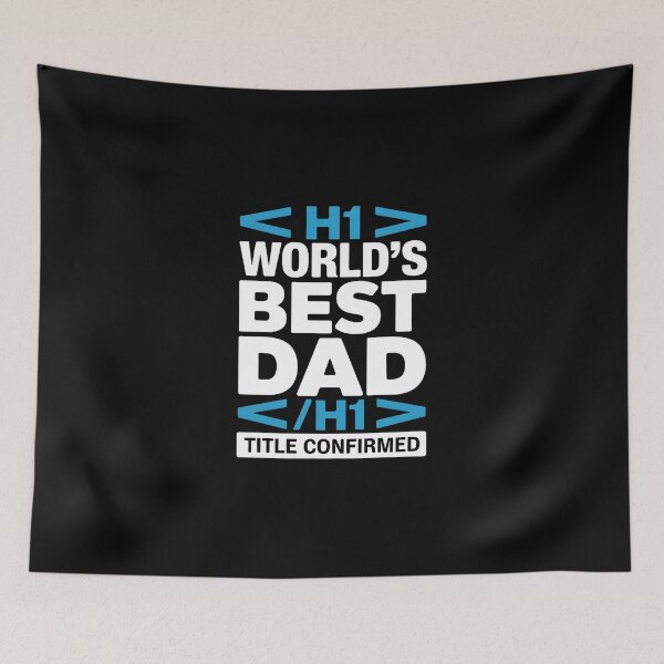 Item preview, Worlds Best Dad H1 Title Confirmed HTML Coder designed and sold by MagicWander.