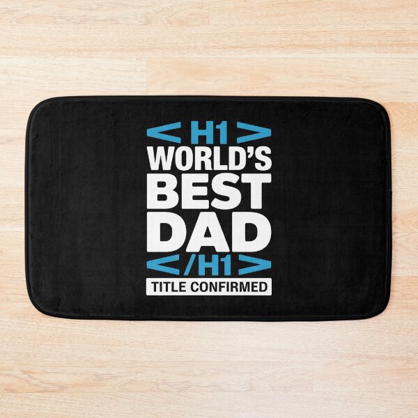 Item preview, Worlds Best Dad H1 Title Confirmed HTML Coder designed and sold by MagicWander.