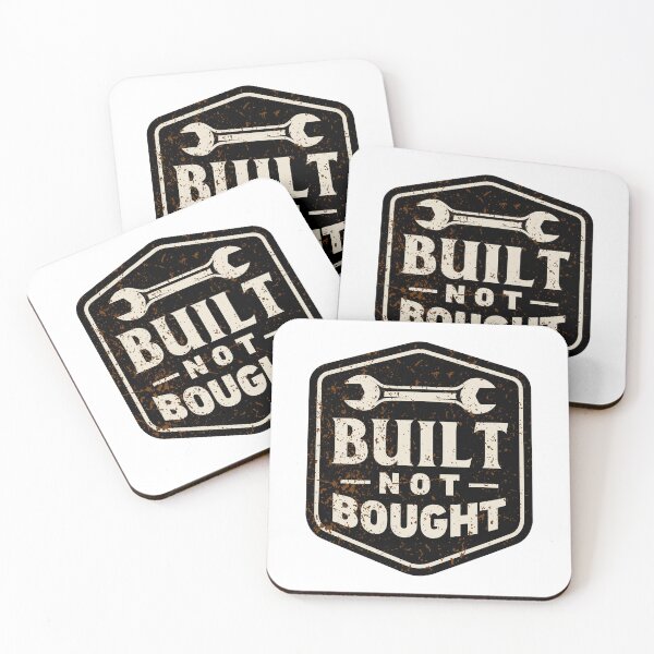 Item preview, Built Not Bought Shirt – Car Guy Mechanic Tuning Enthusiast Automotive Tee designed and sold by RAS-77.