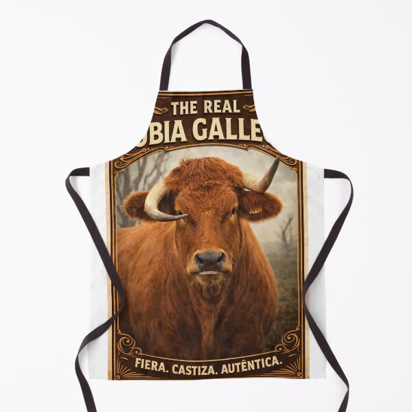 Item preview, La Auténtica Rubia Gallega: Diseño Vintage de Vaca Gallega Auténtica y Feroz designed and sold by GaliciaCity.
