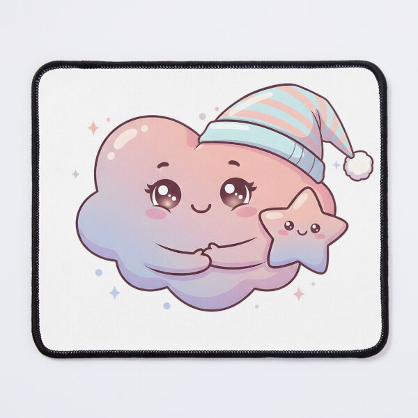 Item preview, Sweet Dreams: Pink cloud hugging a star. designed and sold by The sticker haven.