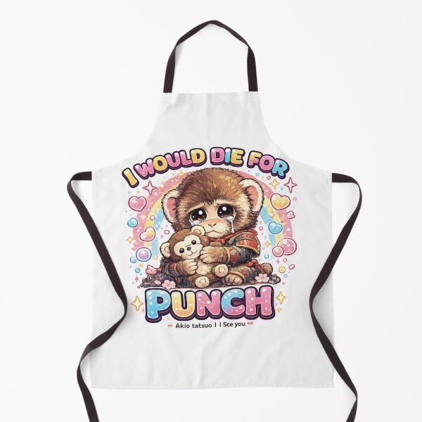 Item preview, Punch Monkey - Kawaii Crying Monkey I Would Die For Punch Meme designed and sold by akiotatsuo.