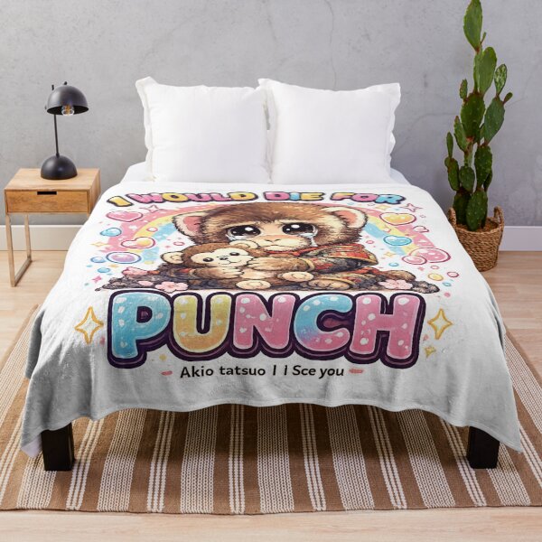 Item preview, Punch Monkey - Kawaii Crying Monkey I Would Die For Punch Meme designed and sold by akiotatsuo.
