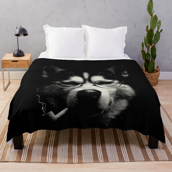 Item preview, Sophisticated Siberian Husky Dog with Glasses designed and sold by k3rstman1.