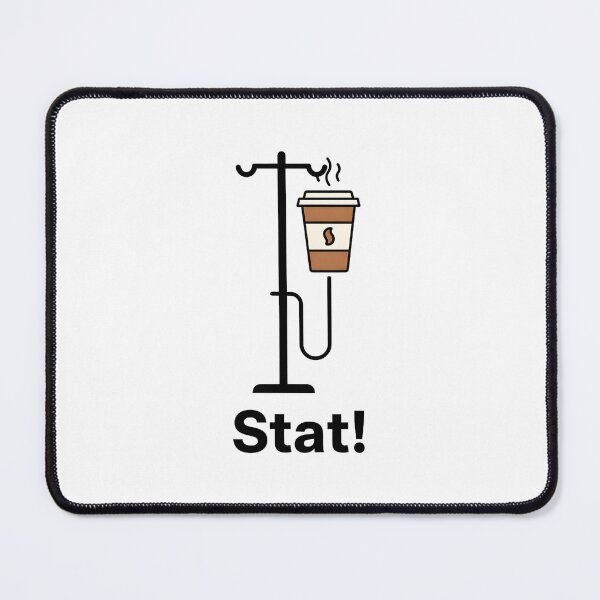 Item preview, Stat Caffeine Infusion Medical Coffee Logo designed and sold by Kvarny.