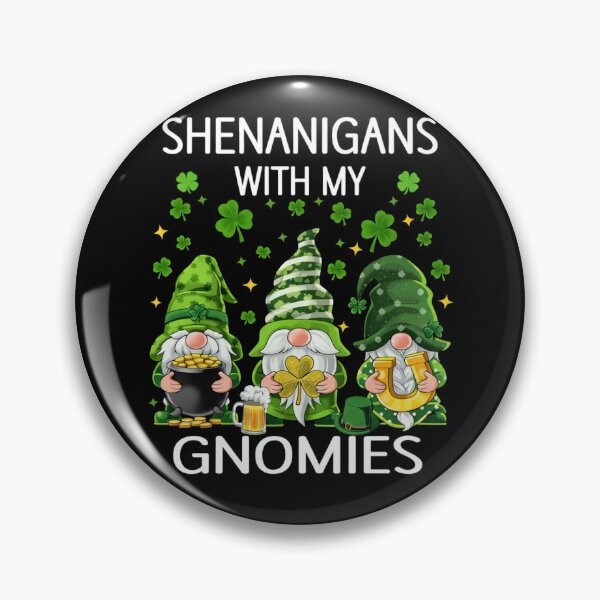Item preview, St Patricks Day Lucky Shamrock Leopard Gnomes Irish Women designed and sold by will freed18.