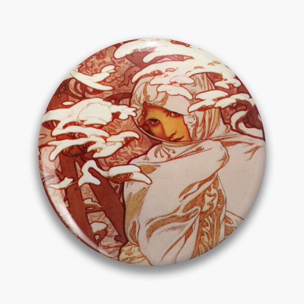 Item preview, Winter (The Seasons, 1900) - Art Nouveau Winter Solstice designed and sold by stevepmp.