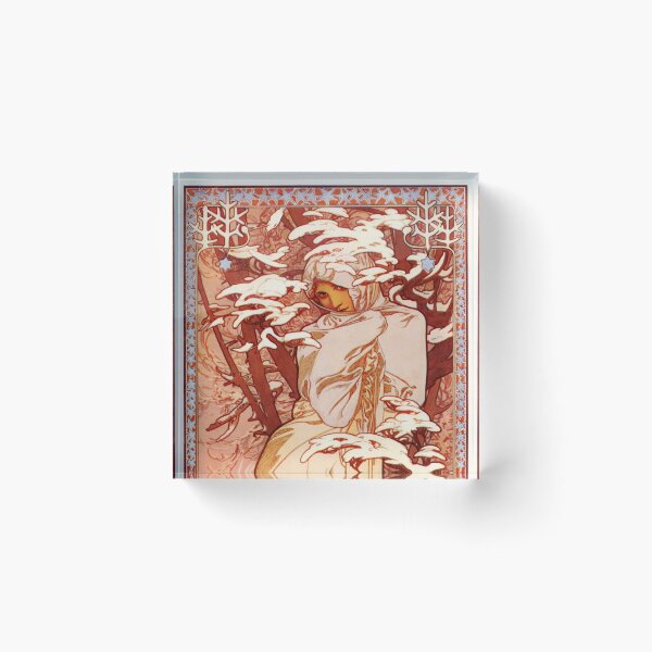 Item preview, Winter (The Seasons, 1900) - Art Nouveau Winter Solstice designed and sold by stevepmp.