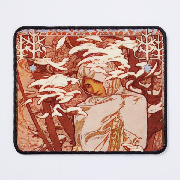 Item preview, Winter (The Seasons, 1900) - Art Nouveau Winter Solstice designed and sold by stevepmp.