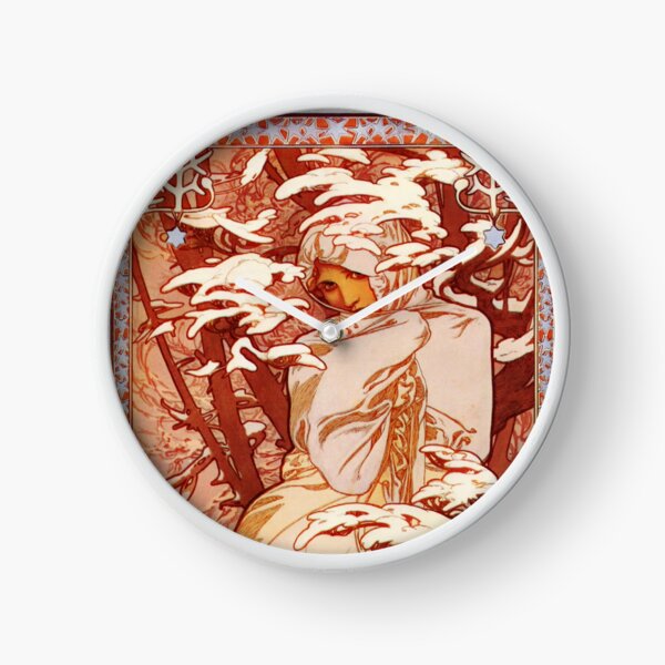 Item preview, Winter (The Seasons, 1900) - Art Nouveau Winter Solstice designed and sold by stevepmp.