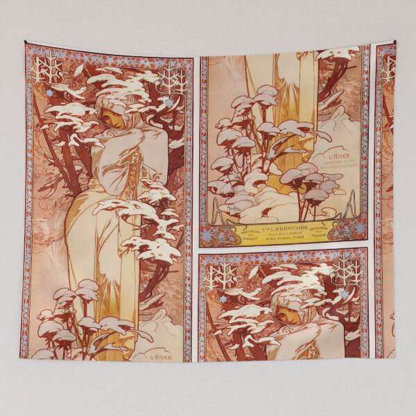 Item preview, Winter (The Seasons, 1900) - Art Nouveau Winter Solstice designed and sold by stevepmp.