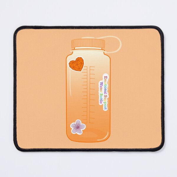 Item preview, Orange Emotional Support Water Bottle designed and sold by Acaruso167.