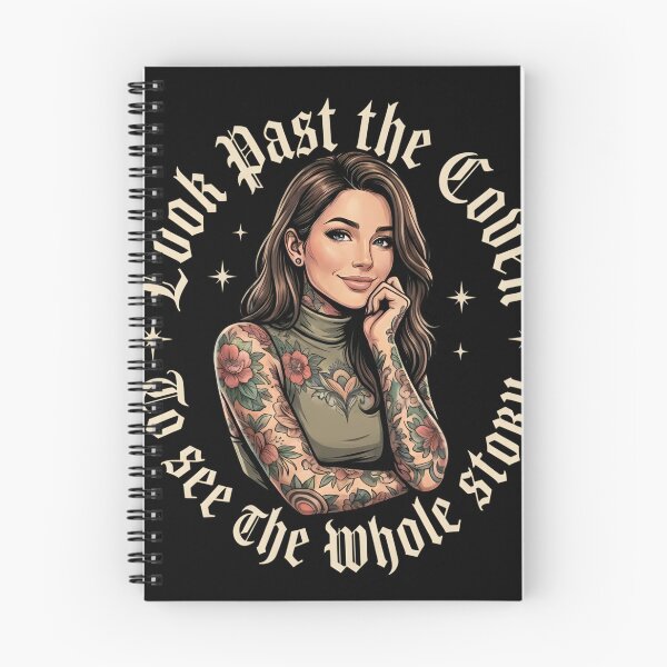Item preview, Look Past The Cover to see the whole story Tatto Boo Girl Inspirational Art designed and sold by VGAfanatic.