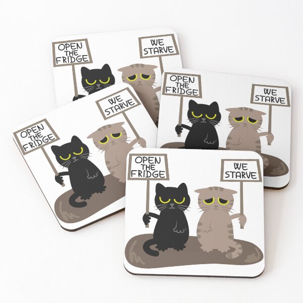 Item preview, Protesting Cats - Open the Fridge designed and sold by fishdesigns.
