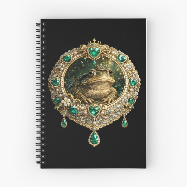 Item preview, Emerald Toad King Coquette Gemstone Sticker designed and sold by ArcanePrintsxo.