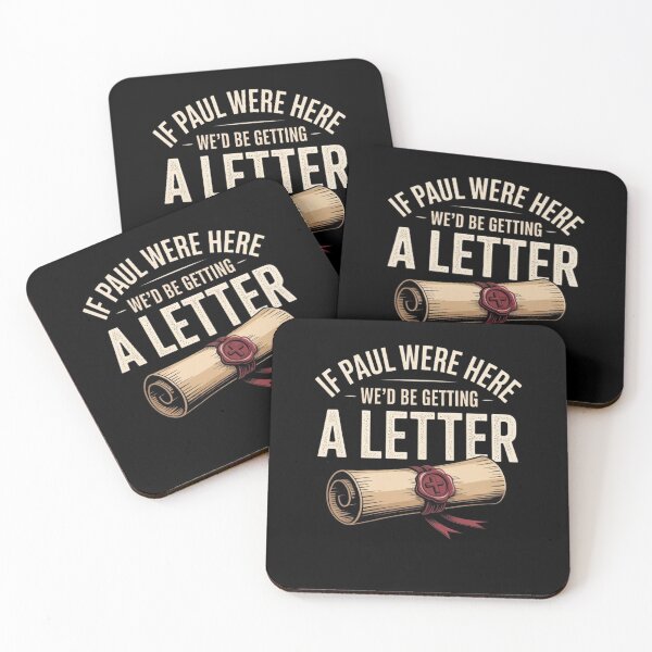 Item preview, If Paul were Here We’d Be Getting A Letter Funny Christian designed and sold by BHMARTS.