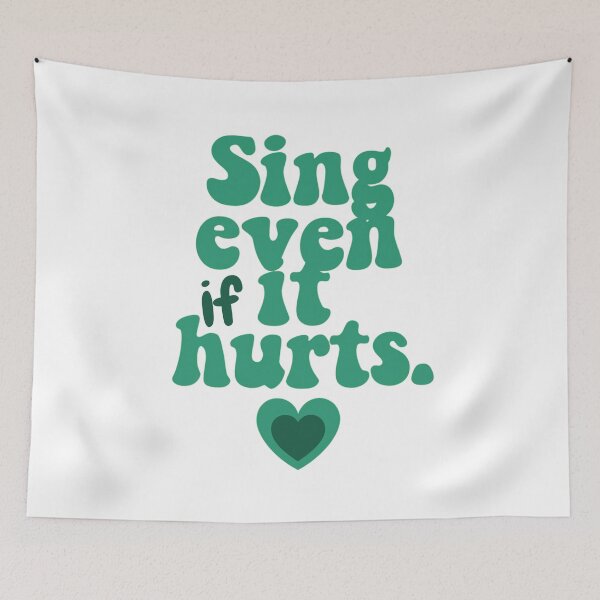 Item preview, Sing Even If It Hurts. designed and sold by Stefrait-7.