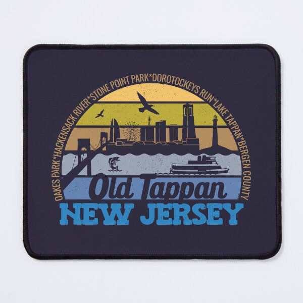 Item preview, Old Tappan New Jersey Sunset Retro Vintage Local Pride Logo designed and sold by CRHPOD20.