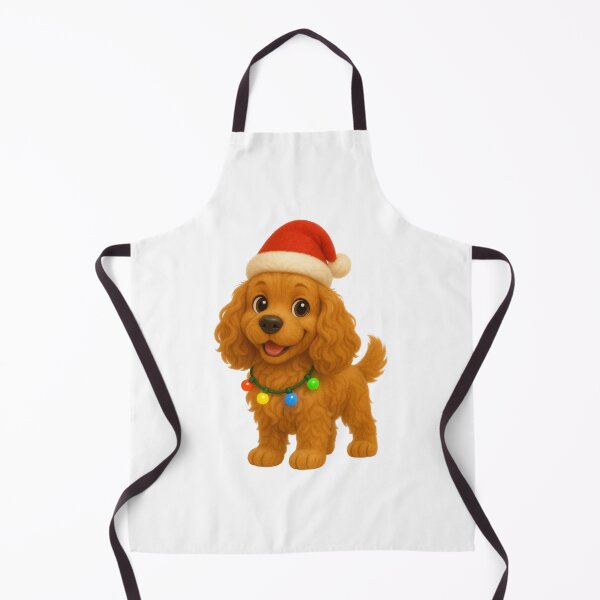 Item preview, Christmas Cocker Spaniel designed and sold by Sillytoe.