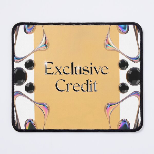 Item preview, Vibrant exclusive credit design with holographic liquid effect designed and sold by Creative88Art.
