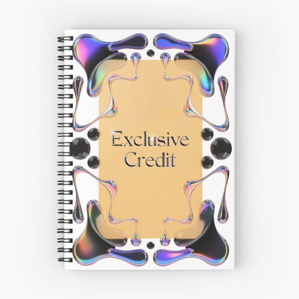 Item preview, Vibrant exclusive credit design with holographic liquid effect designed and sold by Creative88Art.