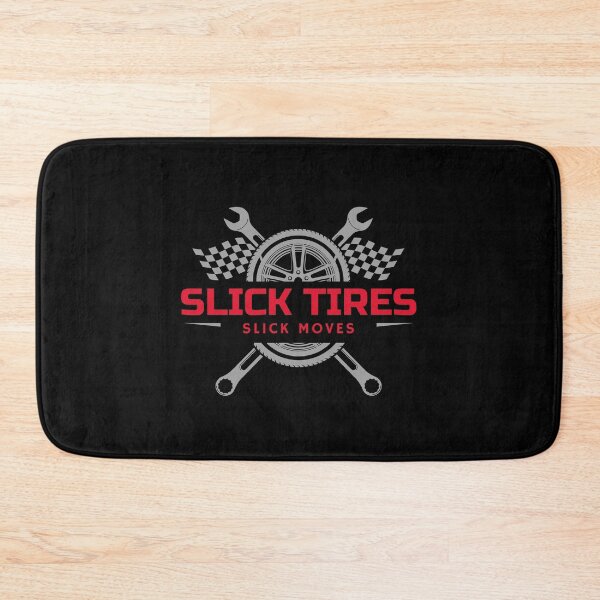 Item preview, Slick Tires Slick Moves Funny Drag Racing Mechanic Garage Gearhead designed and sold by CarantinedChaos.