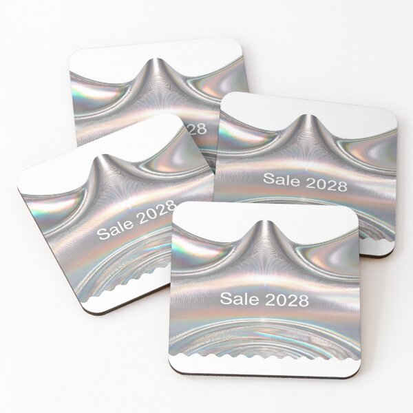 Item preview, Holographic sale banner with futuristic design and 2028 sale announcement designed and sold by Creative88Art.