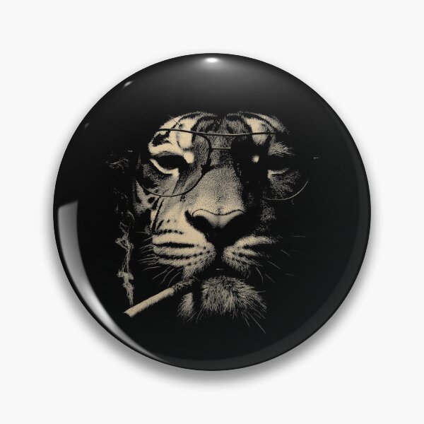 Item preview, Sophisticated Smoking Tiger with Glasses designed and sold by k3rstman1.