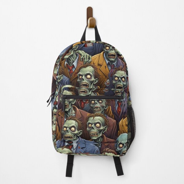 Item preview, Stylized Zombie Crowd Pattern – Horror Suits designed and sold by Fabricbella.