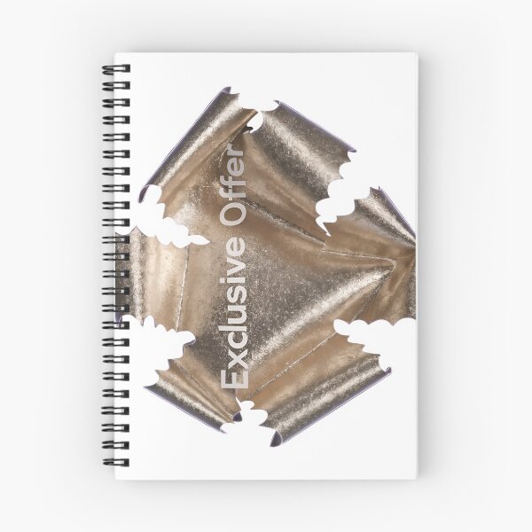 Item preview, Golden exclusive offer sticker with torn edges and shiny surface designed and sold by Creative88Art.