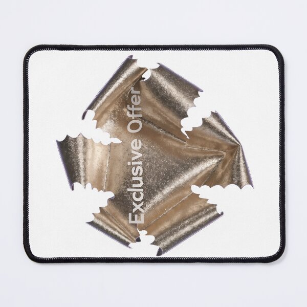 Item preview, Golden exclusive offer sticker with torn edges and shiny surface designed and sold by Creative88Art.