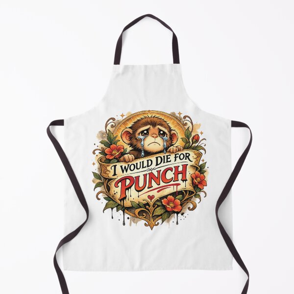 Item preview, Punck Monkey - Kawaii Crying Monkey I Would Die For Punch Sparkle Meme designed and sold by akiotatsuo.