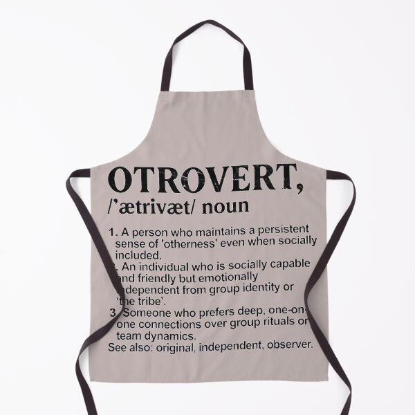 Item preview, Otrovert - a dictionary definition designed and sold by Kludoman.