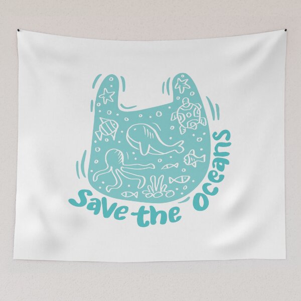 Item preview, save our oceans 2 designed and sold by mcraft studio.