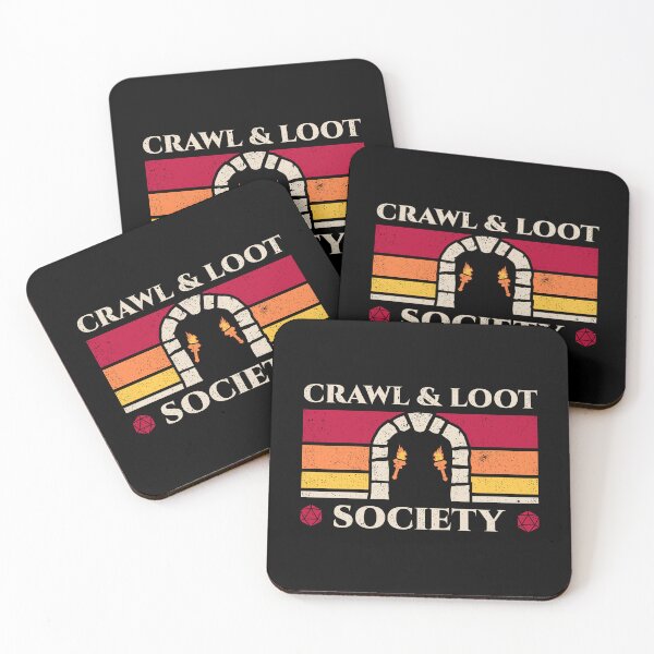 Item preview, Crawl And Loot Society Retro Dungeon designed and sold by sachpica.