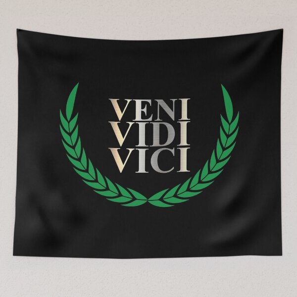 Item preview, Veni Vidi Vici Metallic Laurel Minimalist Design designed and sold by NNAANN.