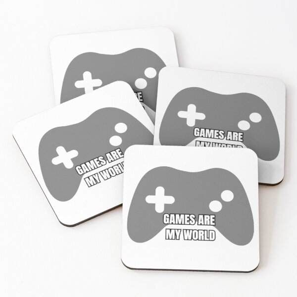 Item preview, GAMES ARE MY WORLD designed and sold by CoffeeCat110.