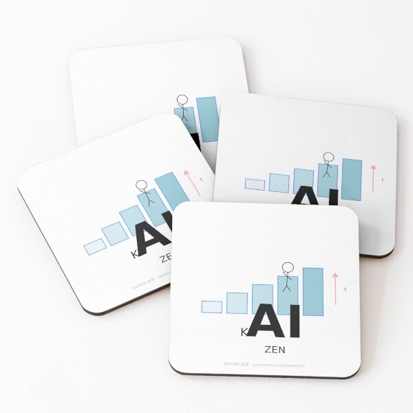 Item preview, KAIZEN AI | Japanese Continuous Improvement Philosophy | Tech Gift designed and sold by AIDressCode.