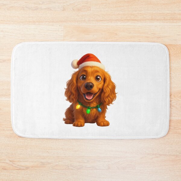 Item preview, Christmas English Cocker Spaniel designed and sold by Sillytoe.