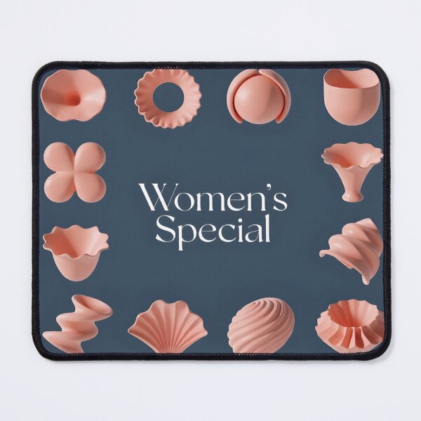 Item preview, Pink dessert molds for baking and cooking in various shapes designed and sold by Creative88Art.
